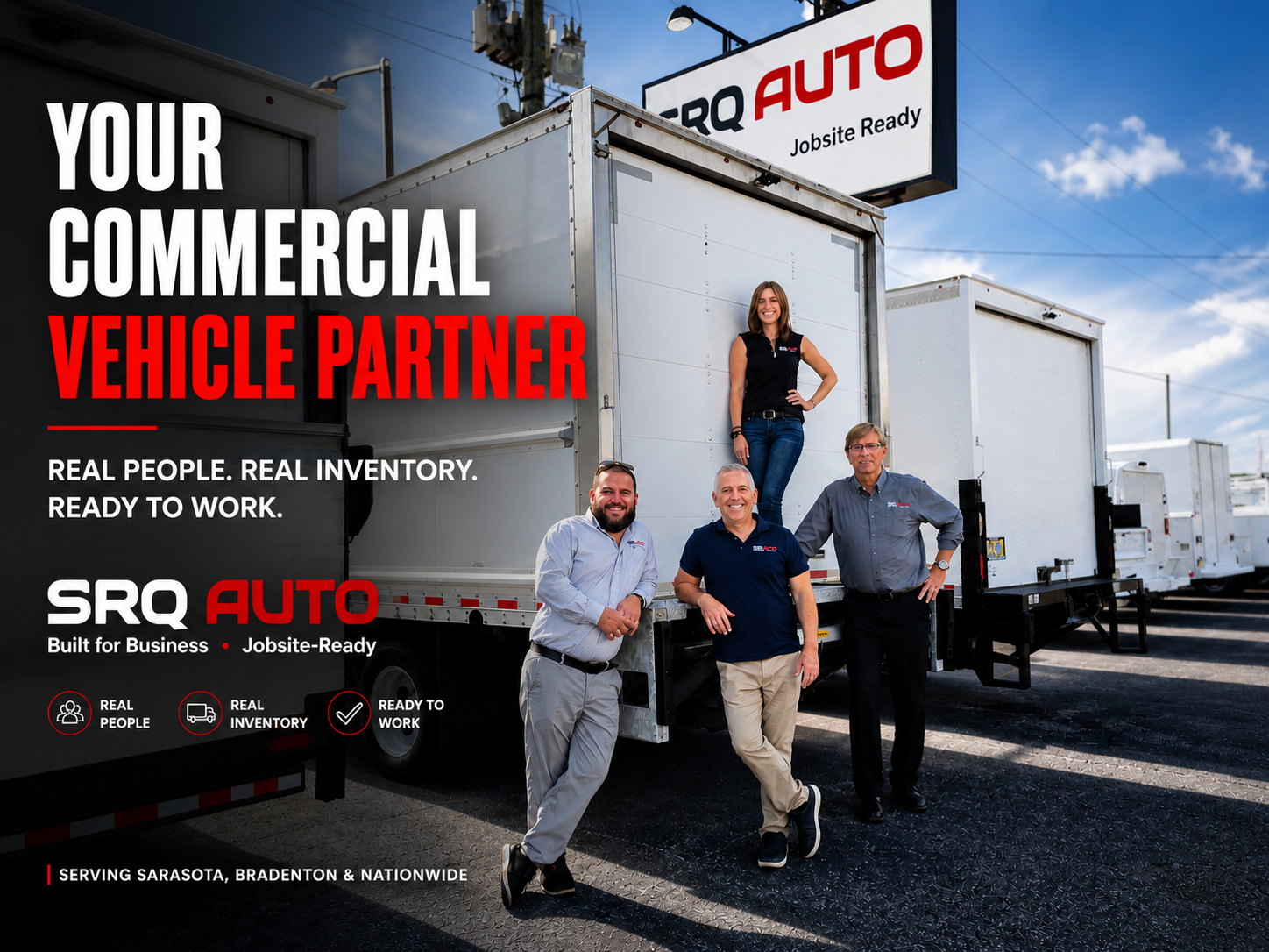 Why Local Businesses Trust SRQ Auto for Commercial Trucks