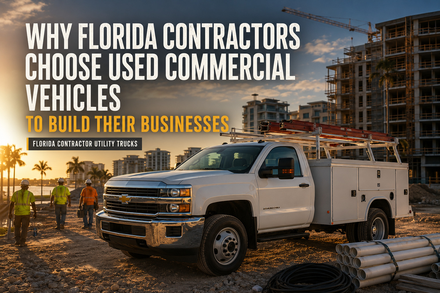 Why Florida Contractors Choose Used Commercial Vehicles to Build Their Businesses