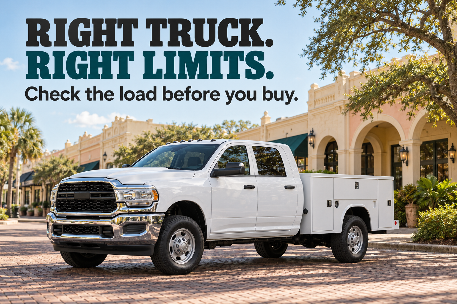 Buying a Non-CDL Work Truck in Florida: Weight, Payload & Trailer Checks