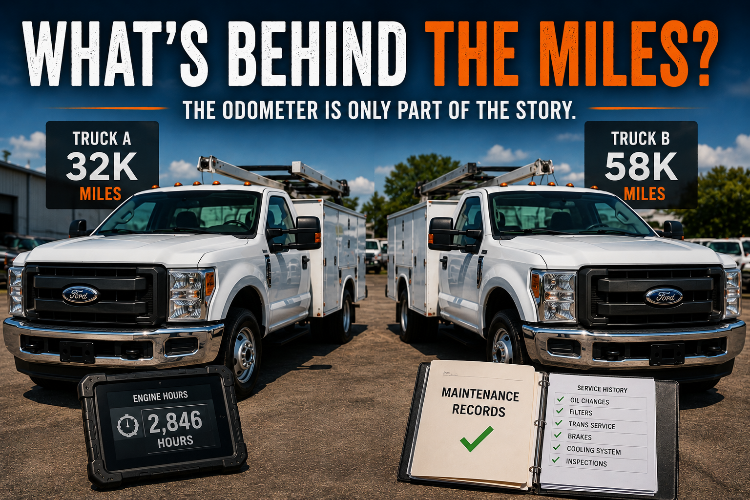 Low Miles or Better Maintenance? What Matters More When Buying a Used Work Truck?