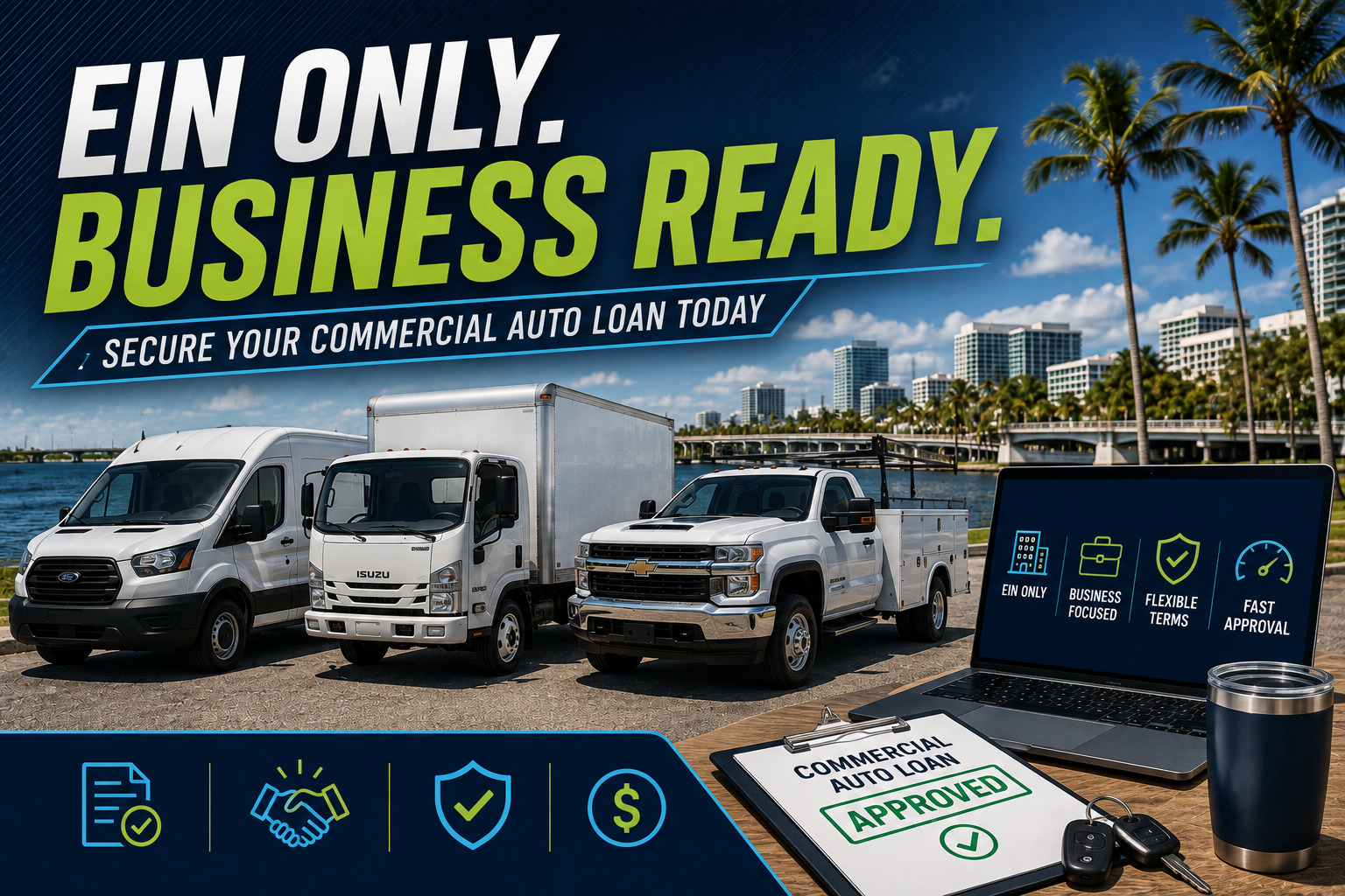 How Do Florida Businesses Secure Commercial Auto Loans Using Only an EIN?