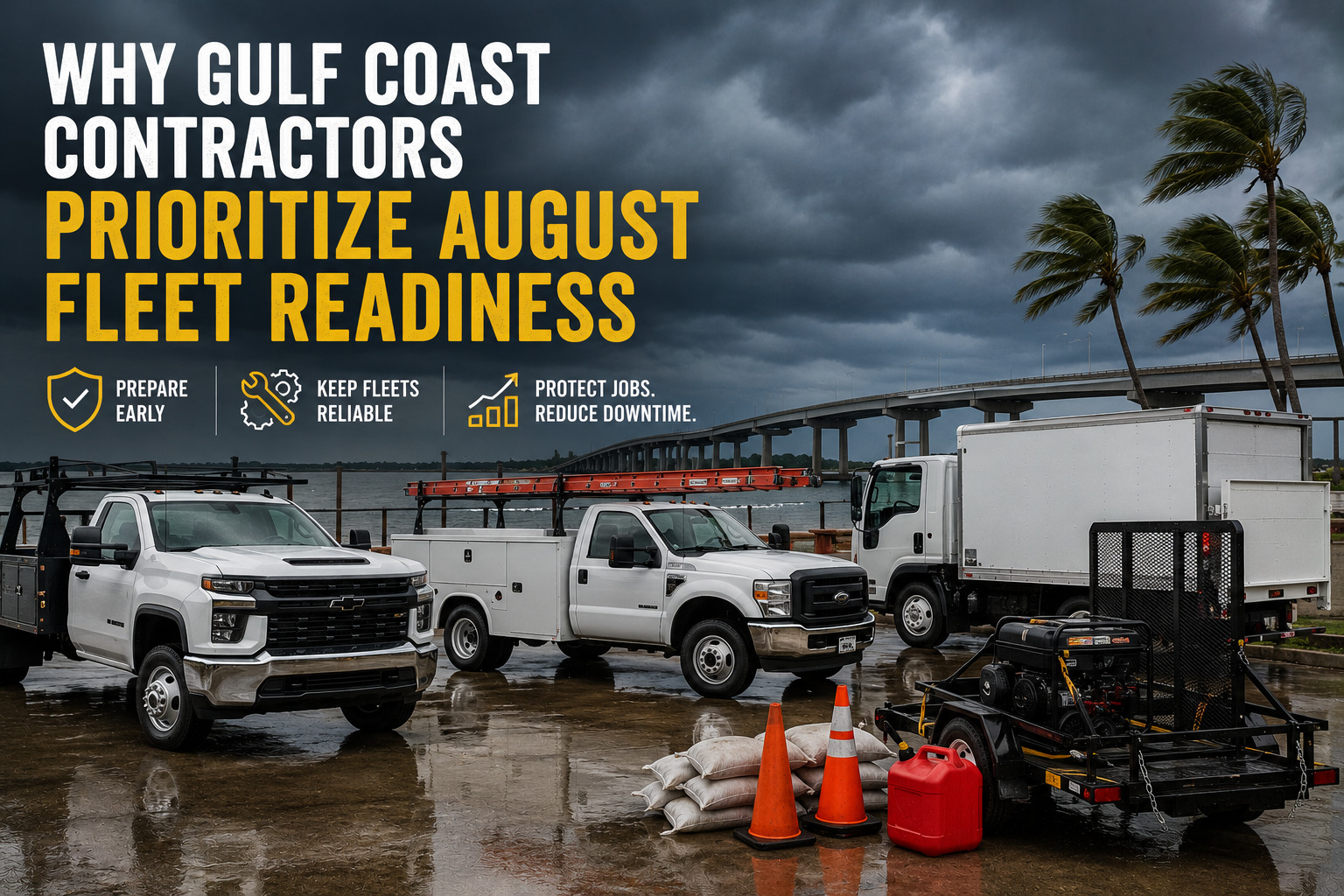 Why Gulf Coast Contractors Prioritize August Fleet Readiness