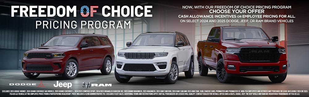 Understanding the Freedom of Choice Pricing Program at Thayer CDJR