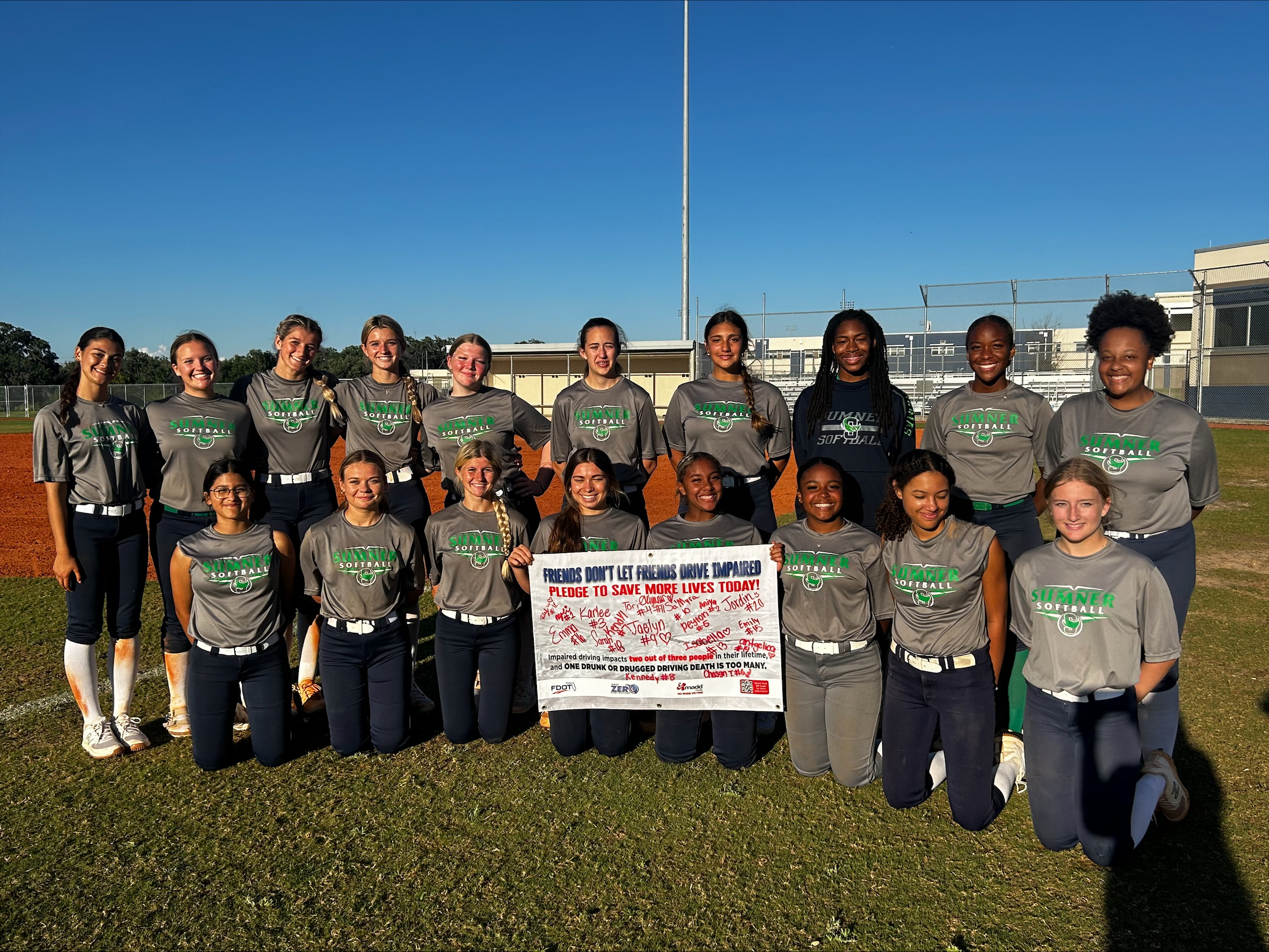 Summer High School Softball Team