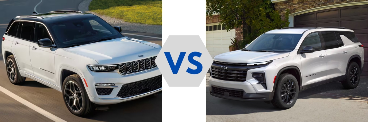 2025 Jeep Grand Cherokee vs 2025 Chevy Traverse