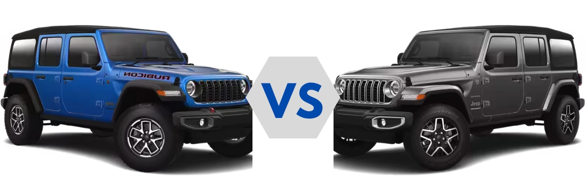 2024 Jeep Wrangler Rubicon vs Sahara