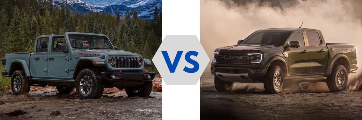 2026 Jeep Gladiator vs 2026 Ford Ranger