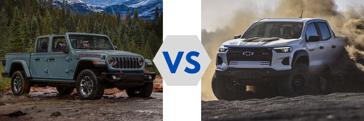 2026 Jeep Gladiator vs 2026 Chevy Colorado