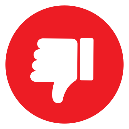 Not a good experience — tell us how we can do better