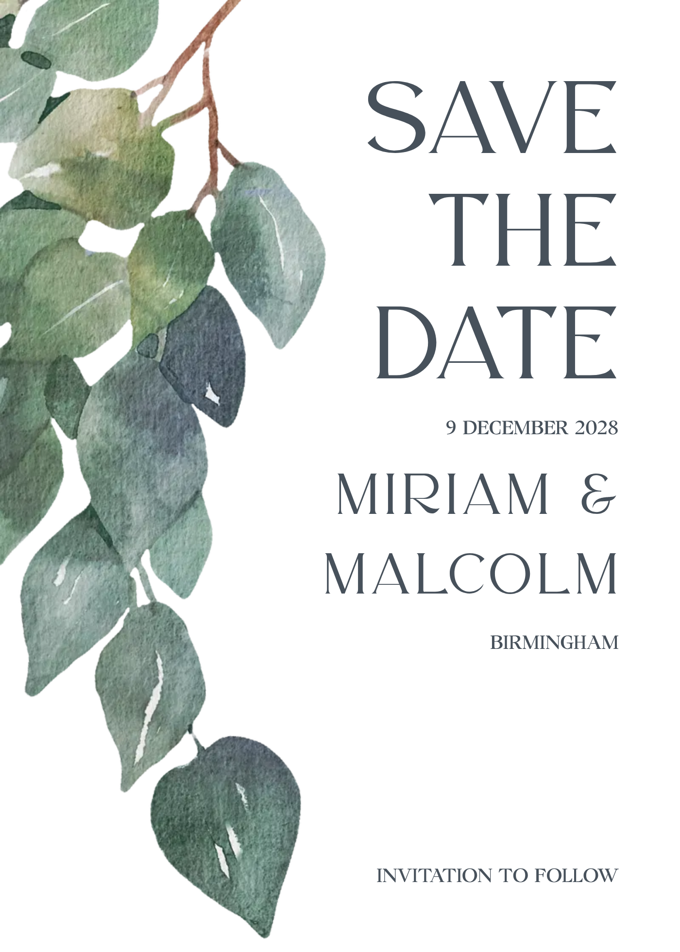 savethedate design preview