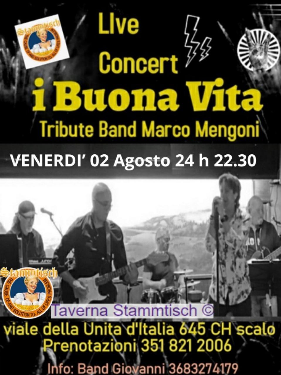 Buona Vita Cover Band Marco Mengoni 