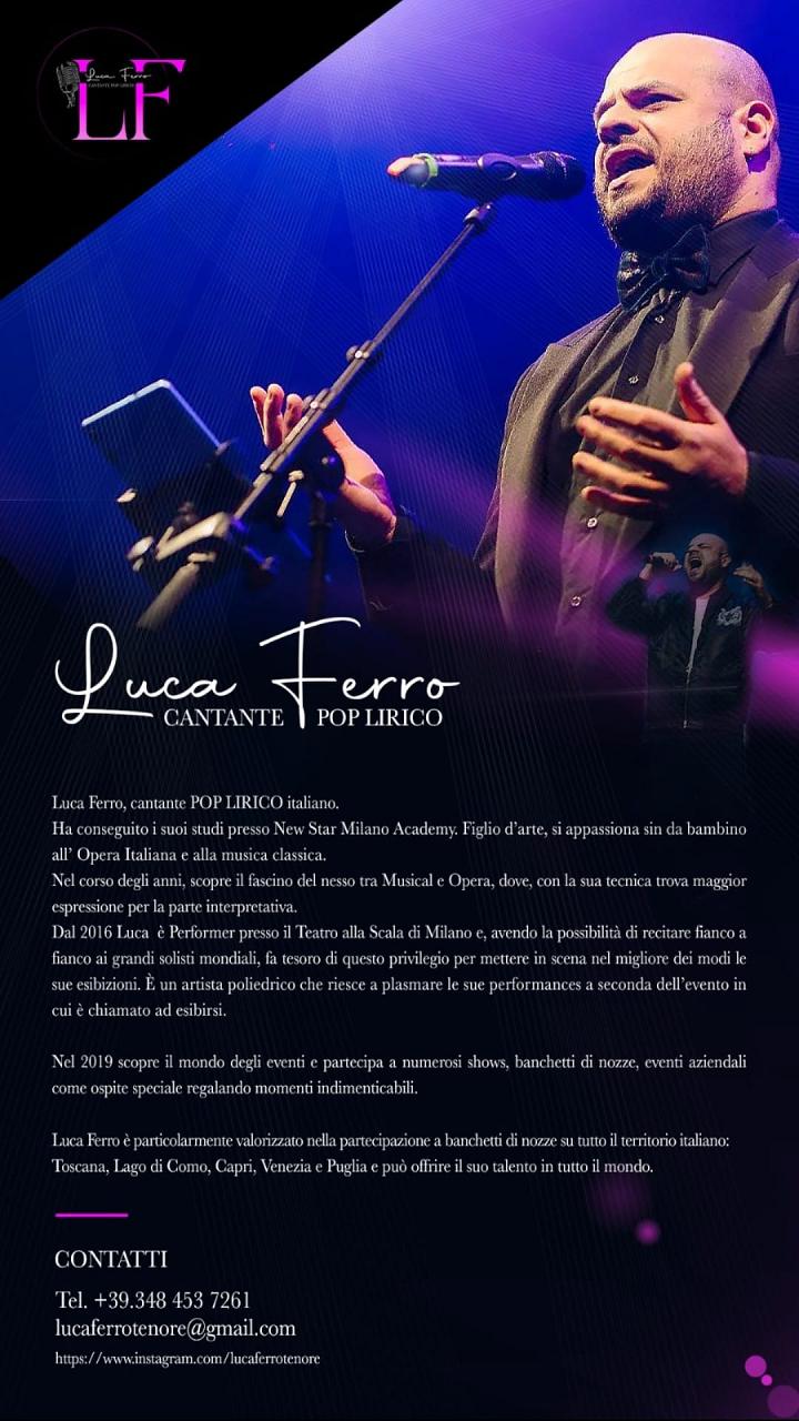 Luca Ferro Tenore pop/lirico