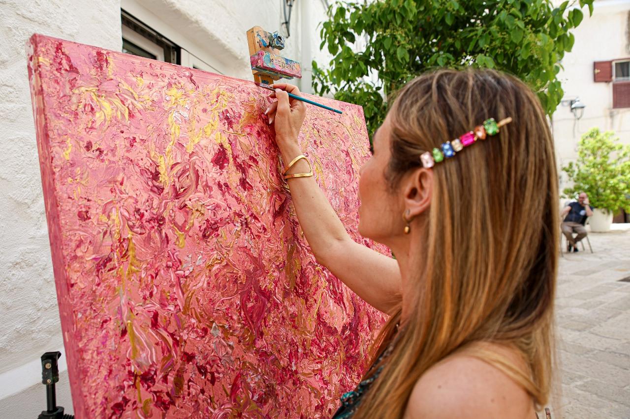 La ragazza che dipinge farfalle Giusy Tamburrano 