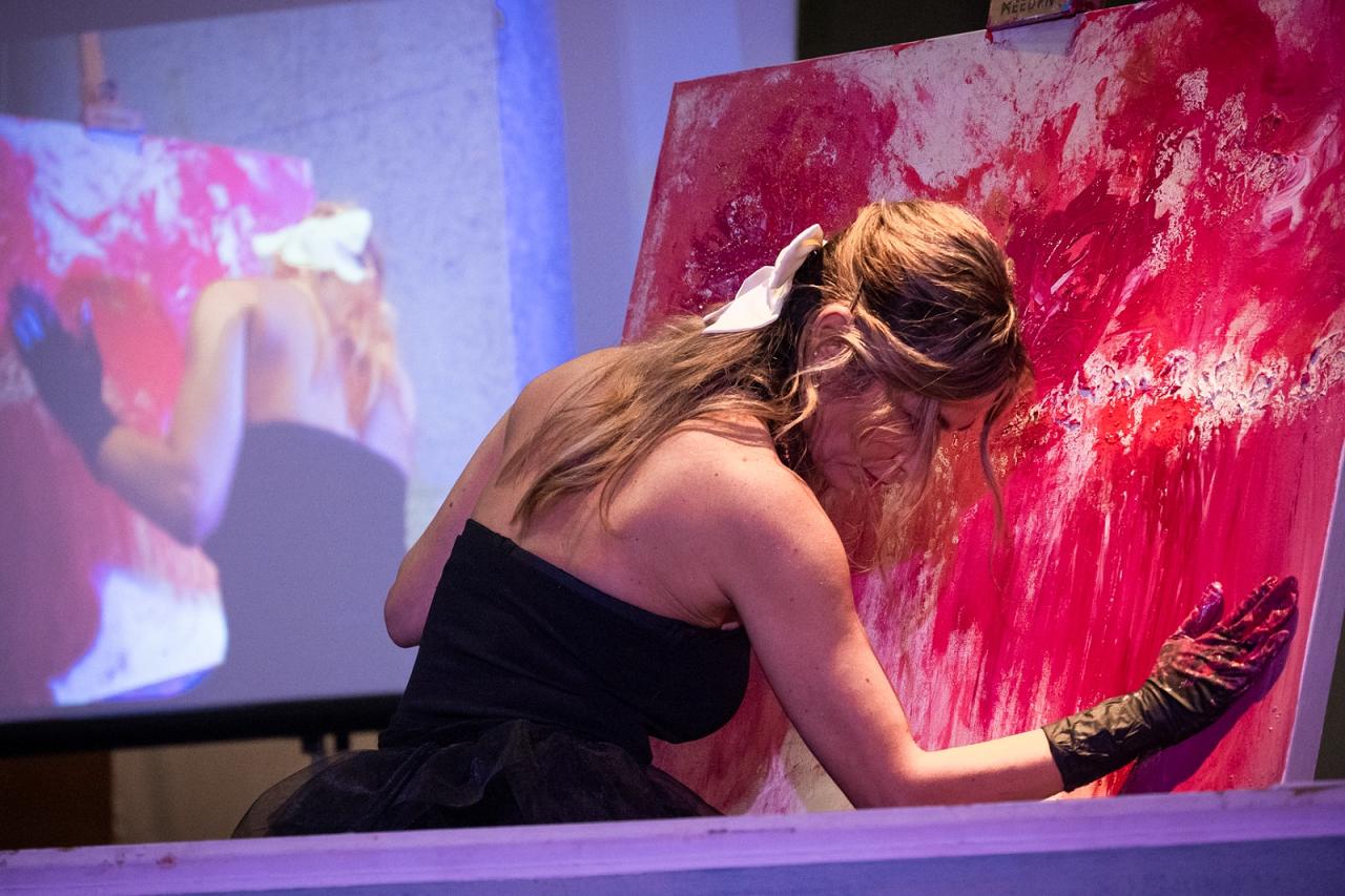 La ragazza che dipinge farfalle Giusy Tamburrano 