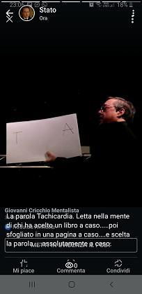 Giovanni Cricchio Il Mentalista Siciliano