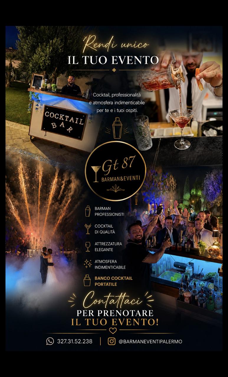 Barman eventi 