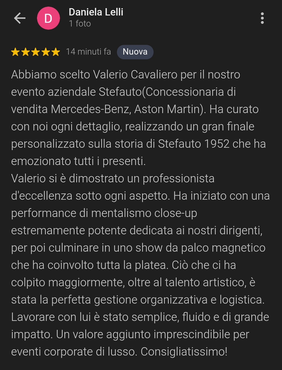 Mentalista | Valerio Cavaliero