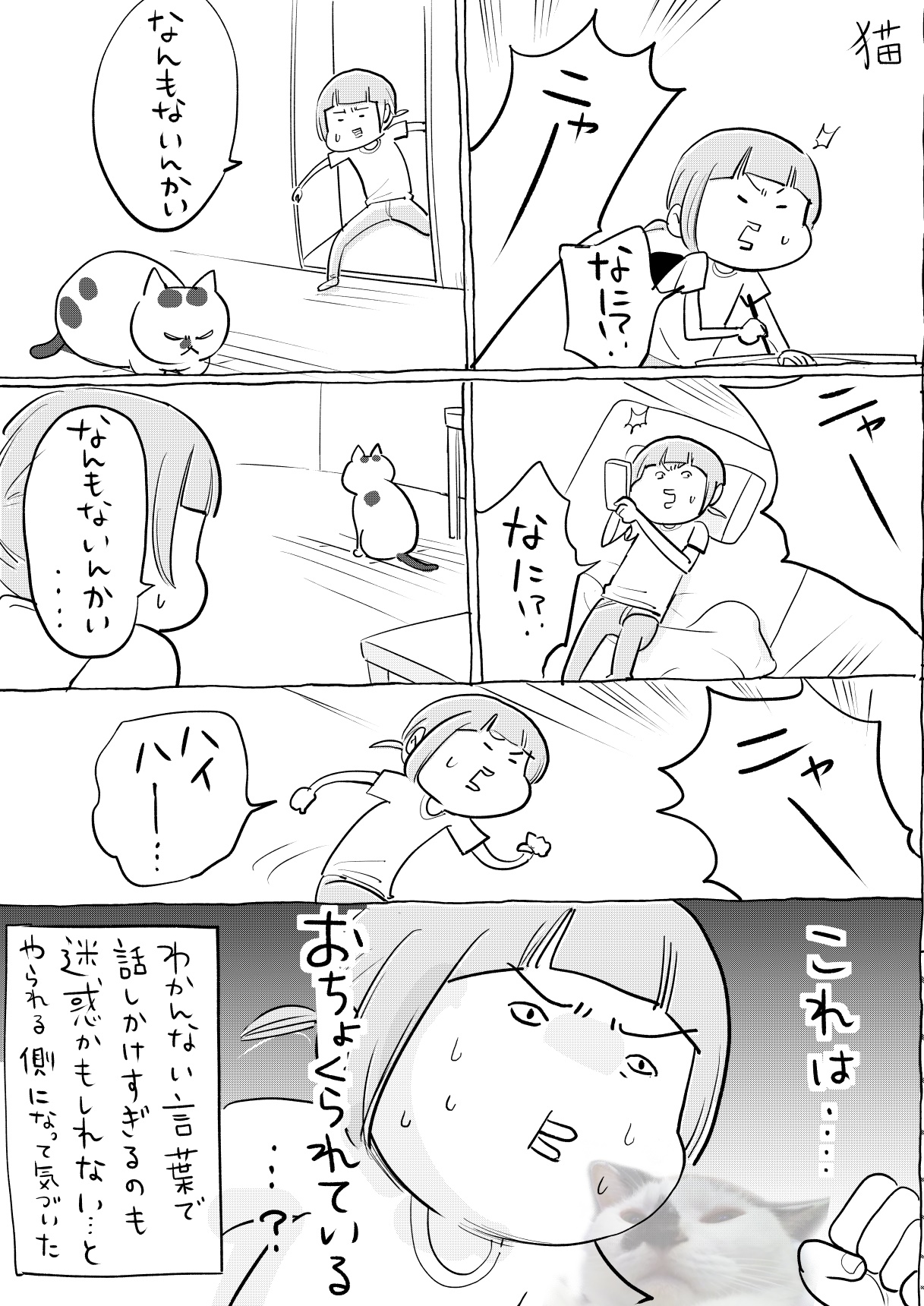 漫画家として活躍中の、松本ひで吉(@hidekiccan)さん。犬と猫に囲まれた日常を描いた漫画を投稿し、人気を博しています。