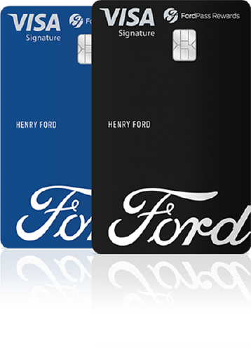 Two Ford Visa Credit Cards