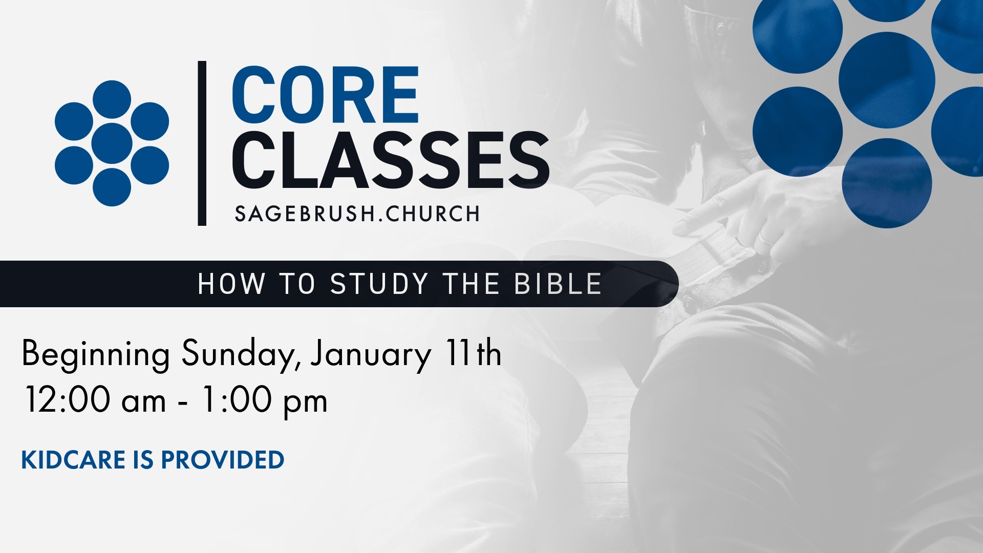 How To Study the Bible (Jan 11)