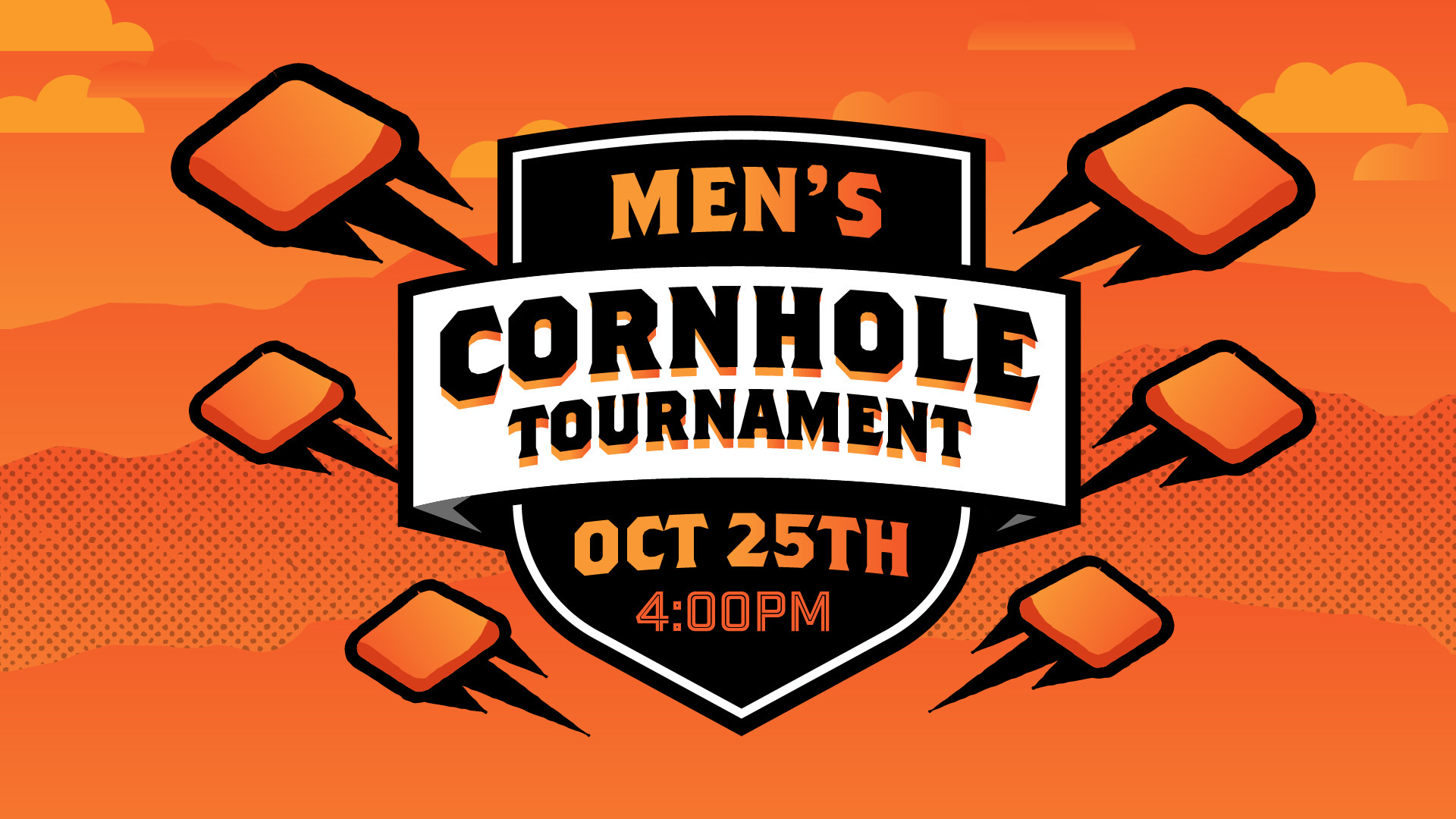 Men's Cornhole Tournament (Oct 25)