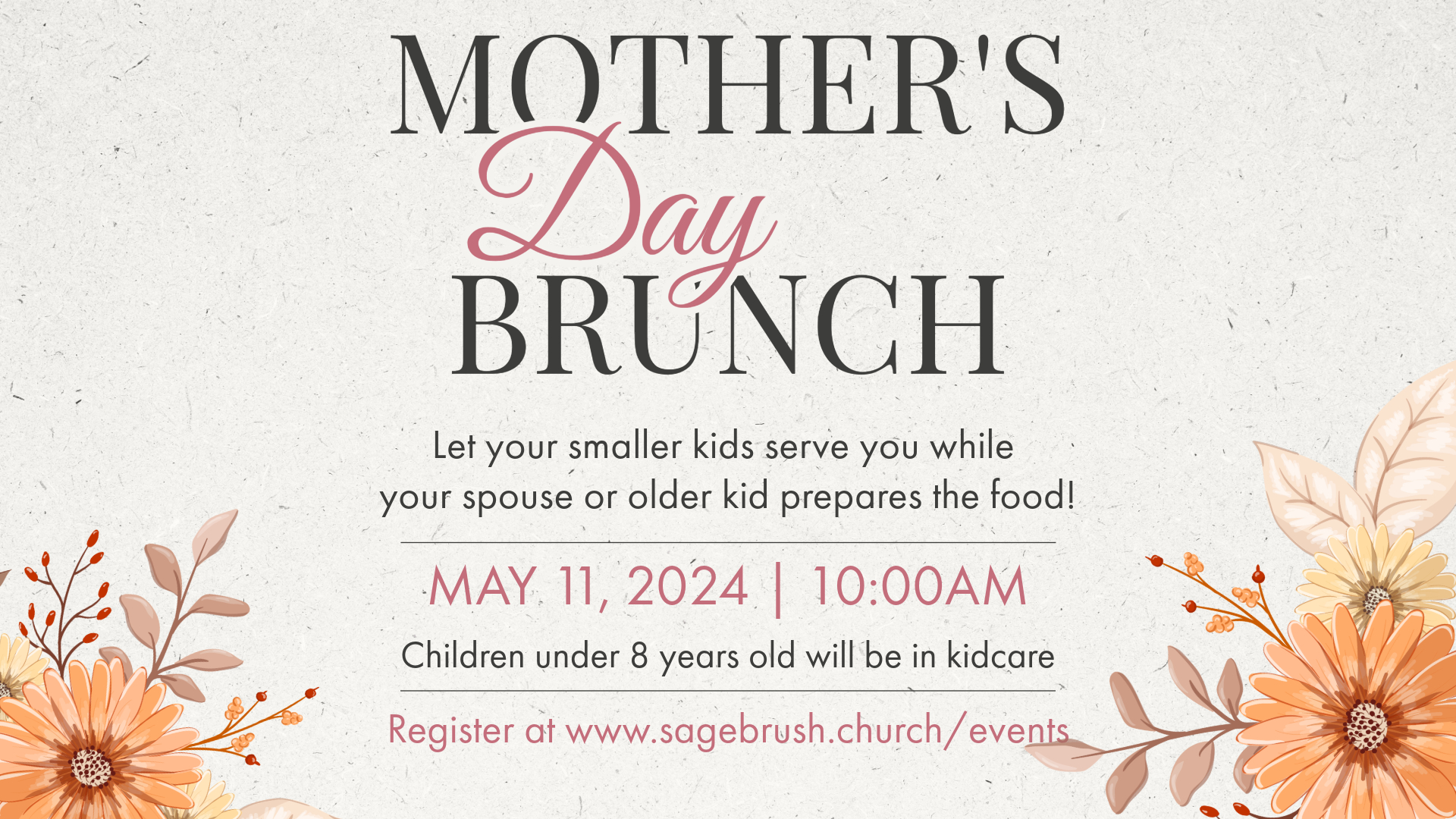 Mother's Day Brunch (May 11)