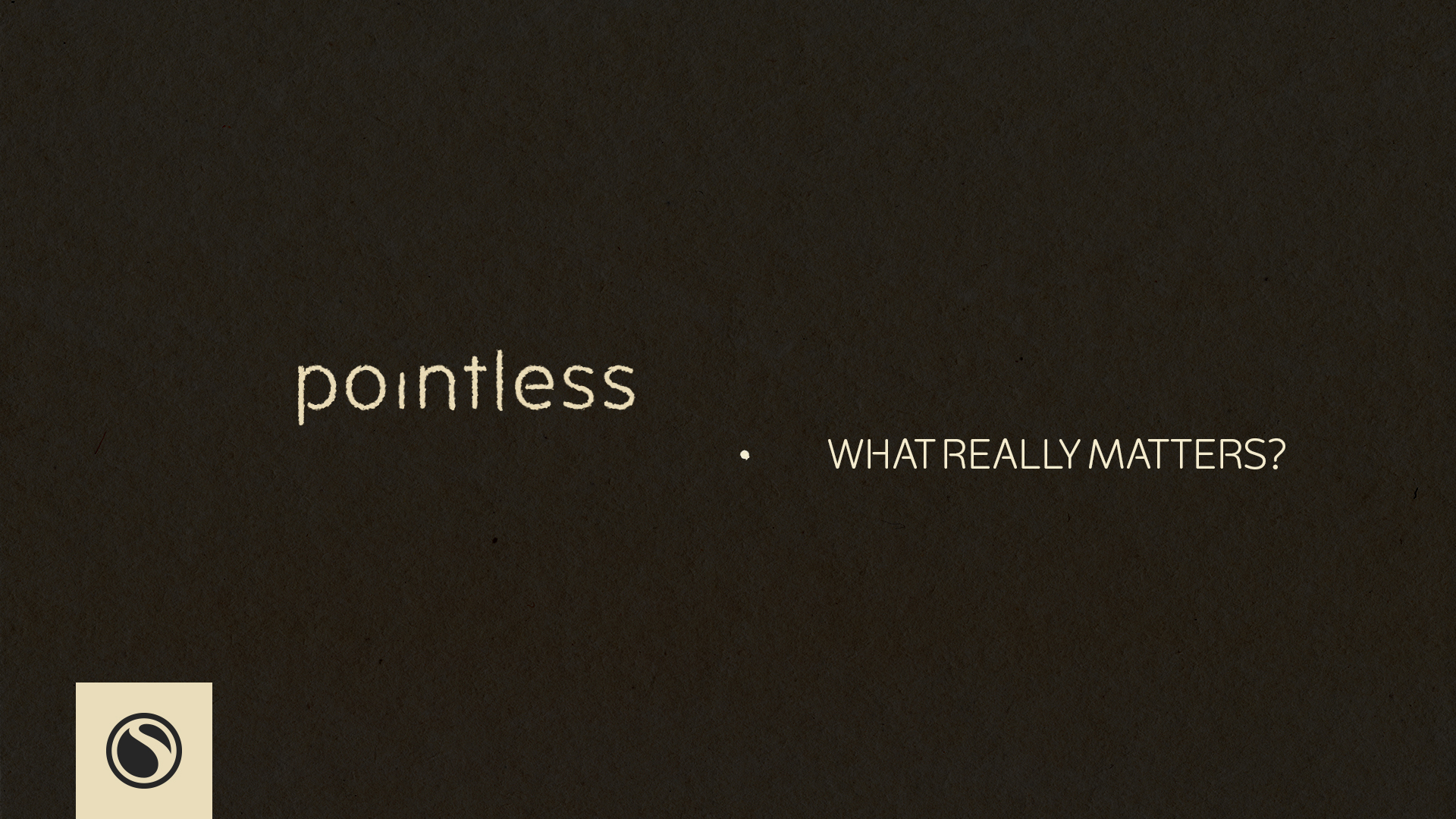 Watch Pointless - What Really Matters?