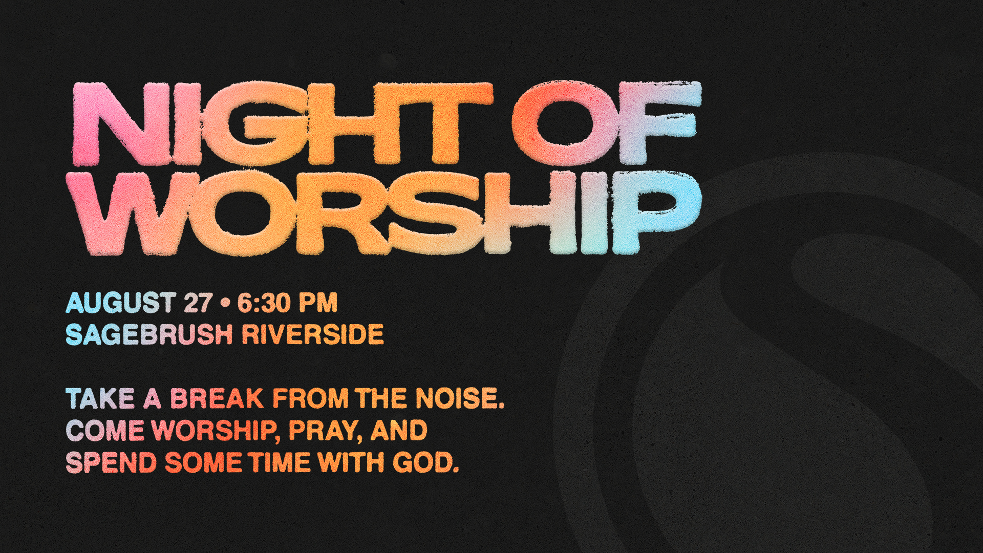 Night Of Worship (Aug 27)