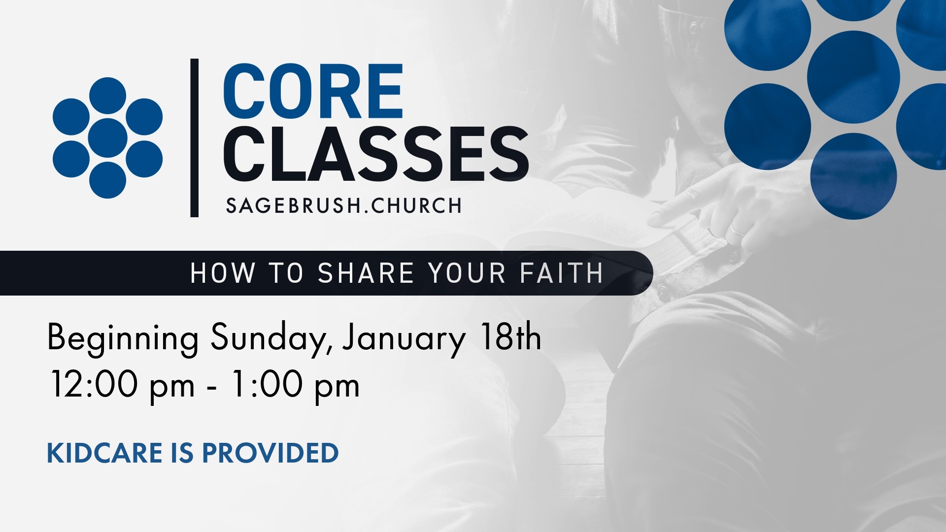 How To Share Your Faith (Jan 18)