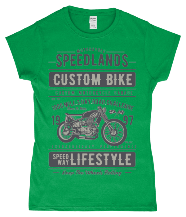 Speedlands Custom Bike – Gildan Softstyle® Ladies Fitted Ringspun T-shirt