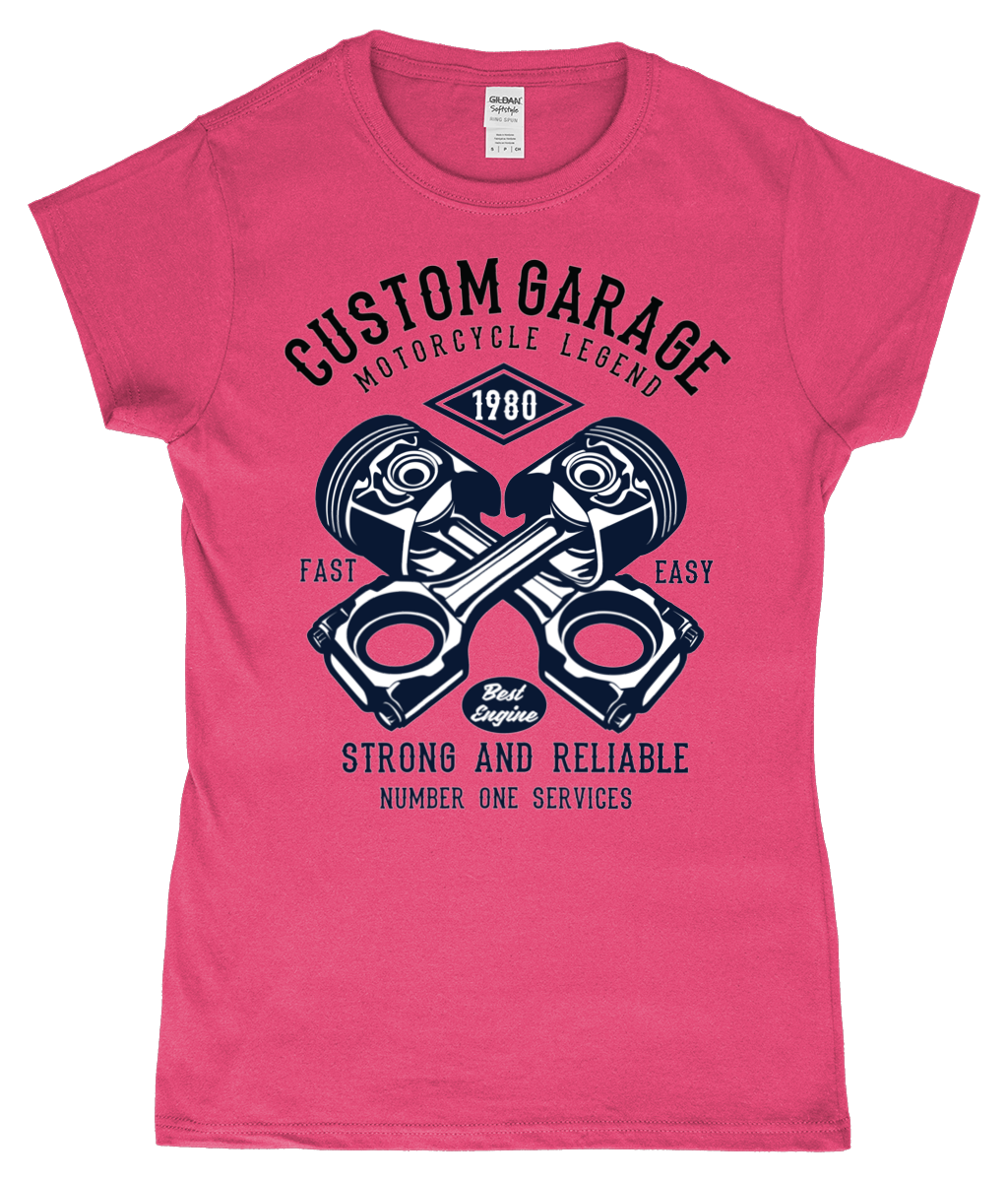 Custom Garage – Gildan Softstyle® Ladies Fitted Ringspun T-shirt