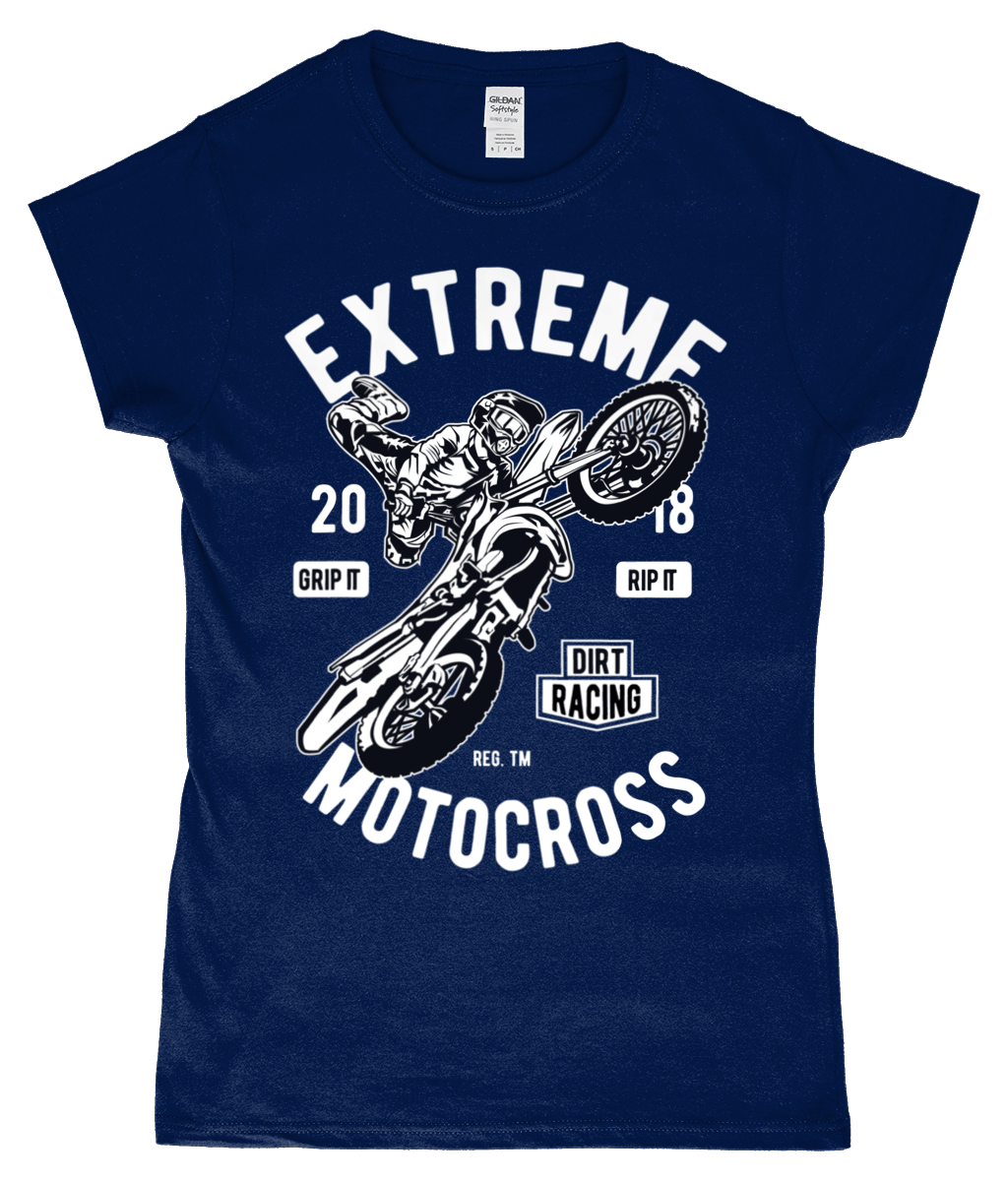 Extreme Motocross – Gildan Softstyle® Ladies Fitted Ringspun T-shirt
