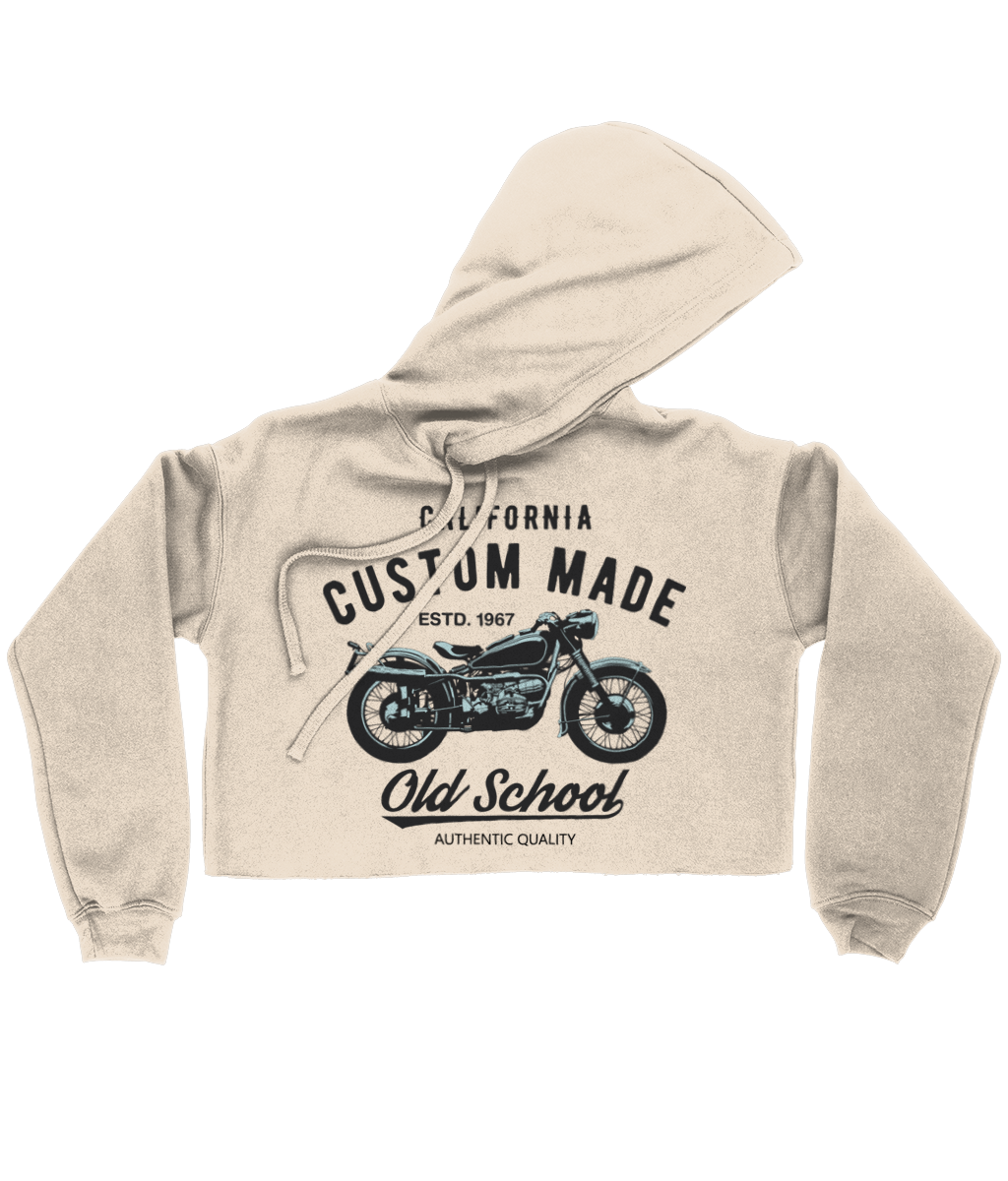 Custom Made – Bella Ladies Cropped Hoodie