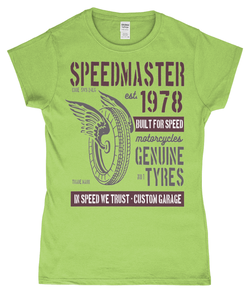 Speed Master – Gildan Softstyle® Ladies Fitted Ringspun T-shirt