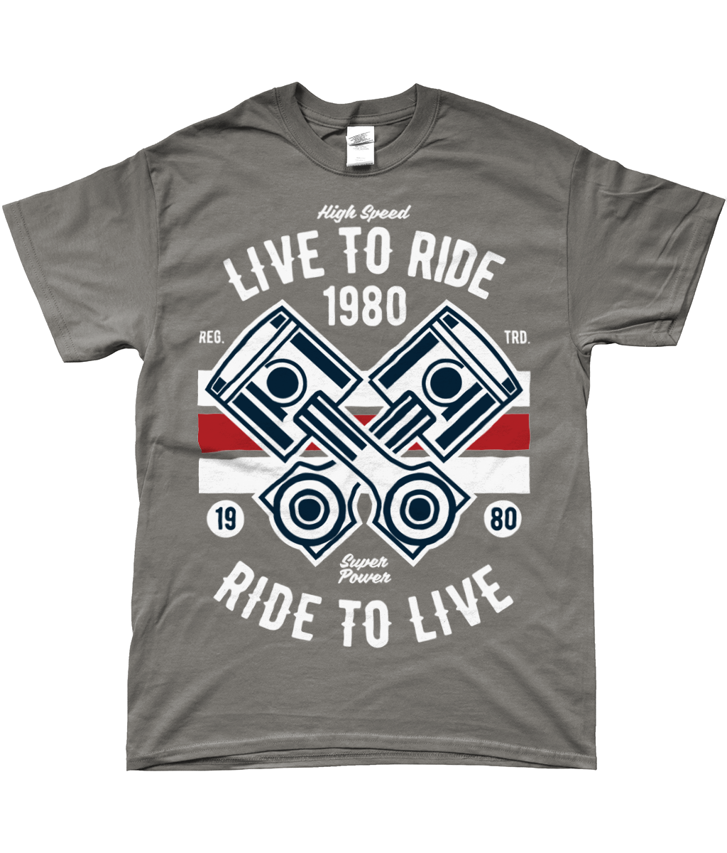 Live To Ride 1980 – Gildan Softstyle® Ringspun T-shirt