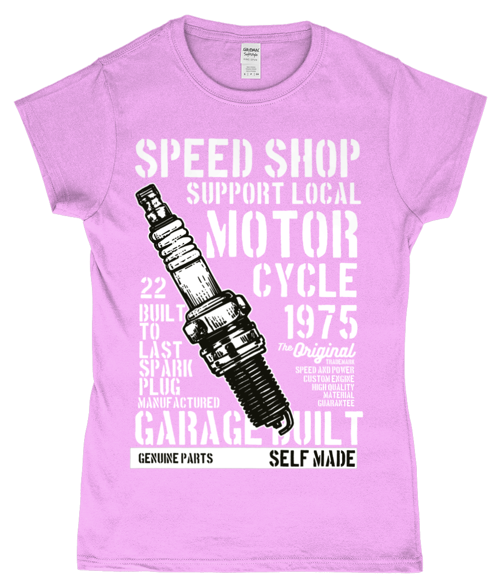 Speed Shop – Gildan Softstyle® Ladies Fitted Ringspun T-shirt