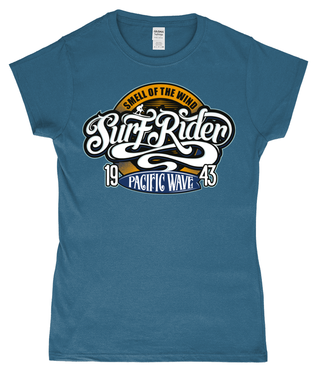 Surf Rider V2 – Gildan Softstyle® Ladies Fitted Ringspun T-shirt
