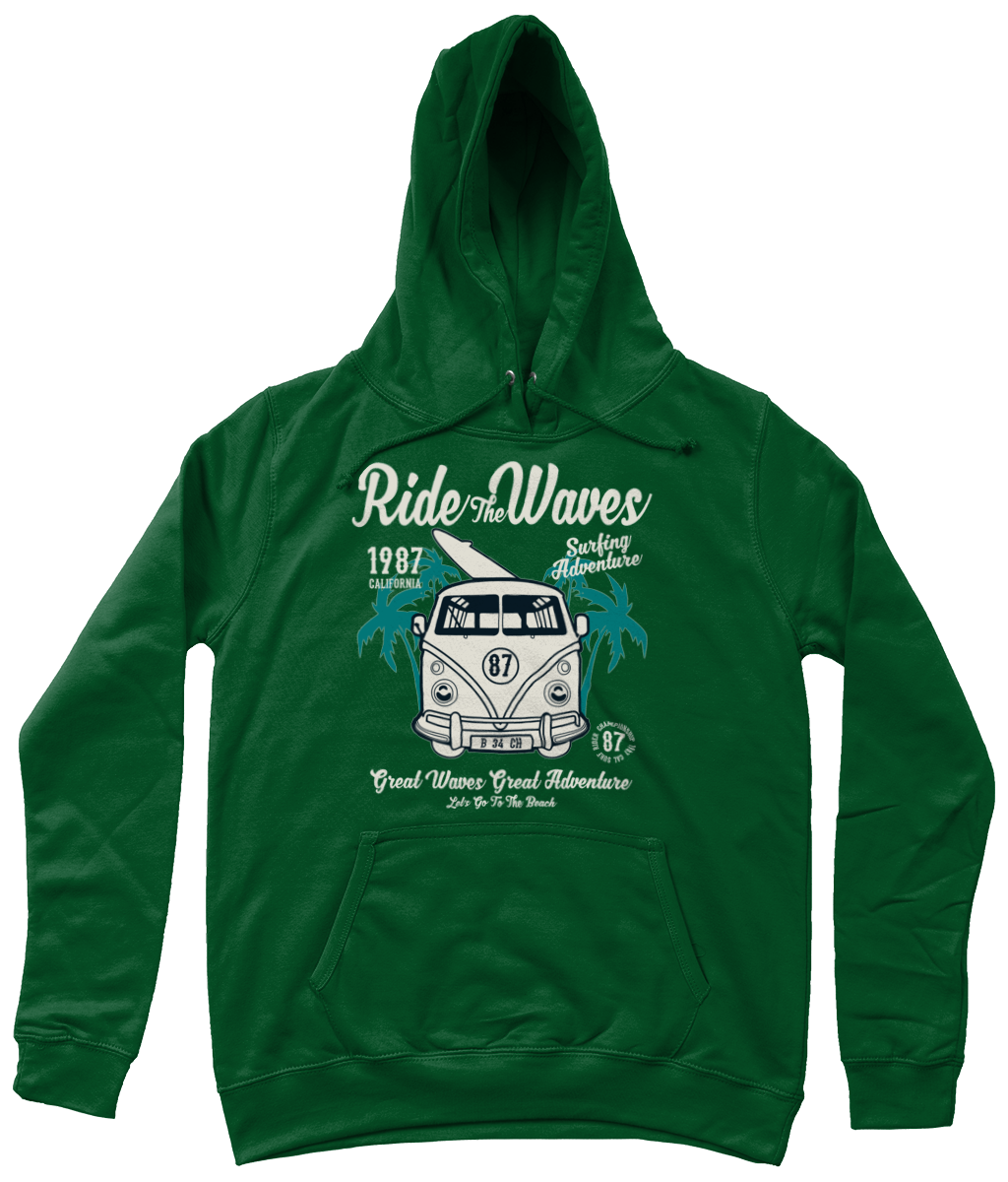 Ride The Waves – Awdis Girlie College Hoodie