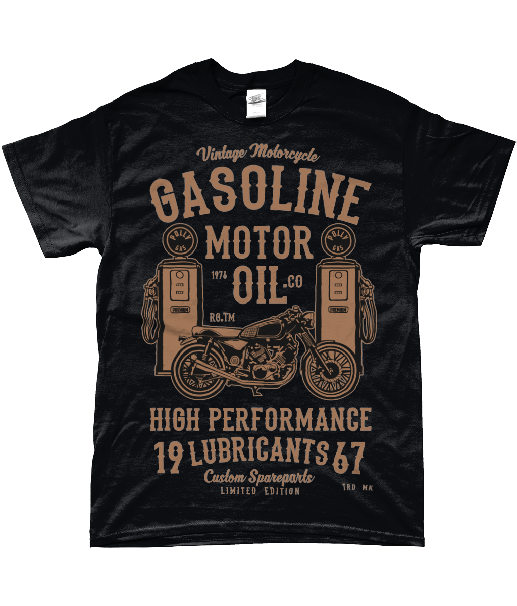 Gasoline Motor Oil – Softstyle Ringspun T-shirt