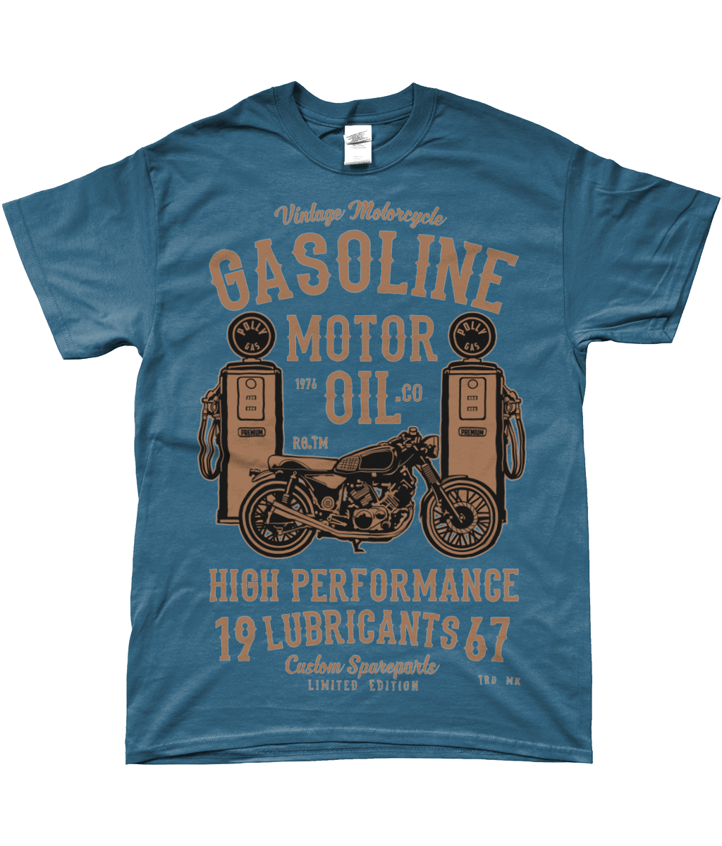 Gasoline Motor Oil – Softstyle Ringspun T-shirt
