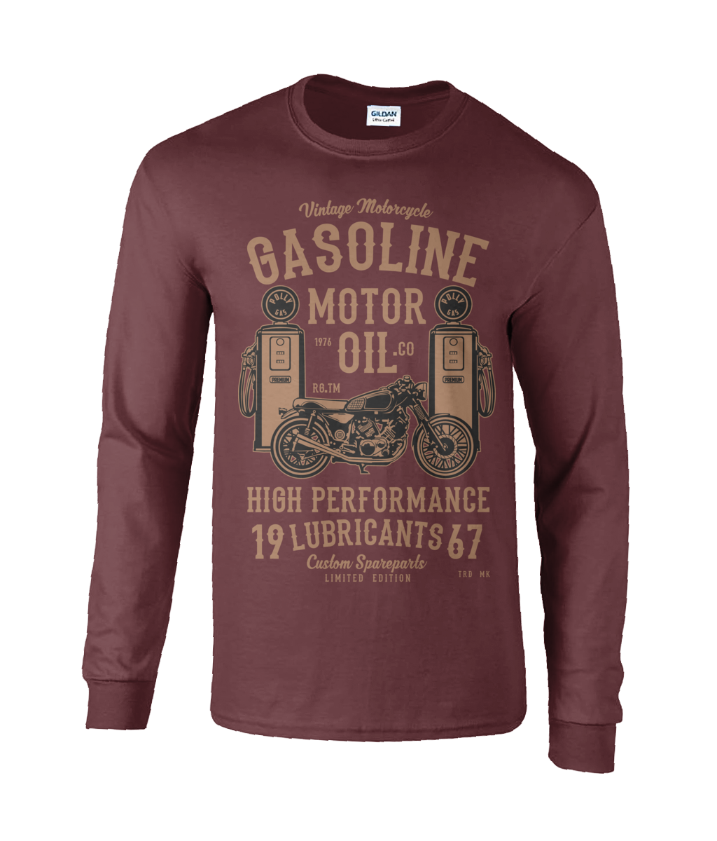 Gasoline Motor Oil – Ultra Cotton Long Sleeve T-shirt
