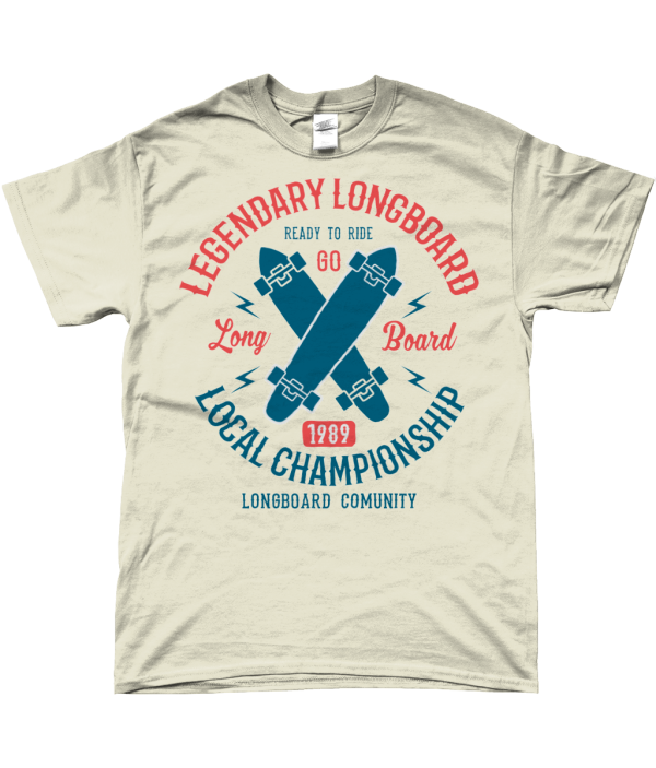 Legendary Longboard – Softstyle Ringspun T-shirt