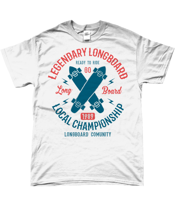 Legendary Longboard – Softstyle Ringspun T-shirt