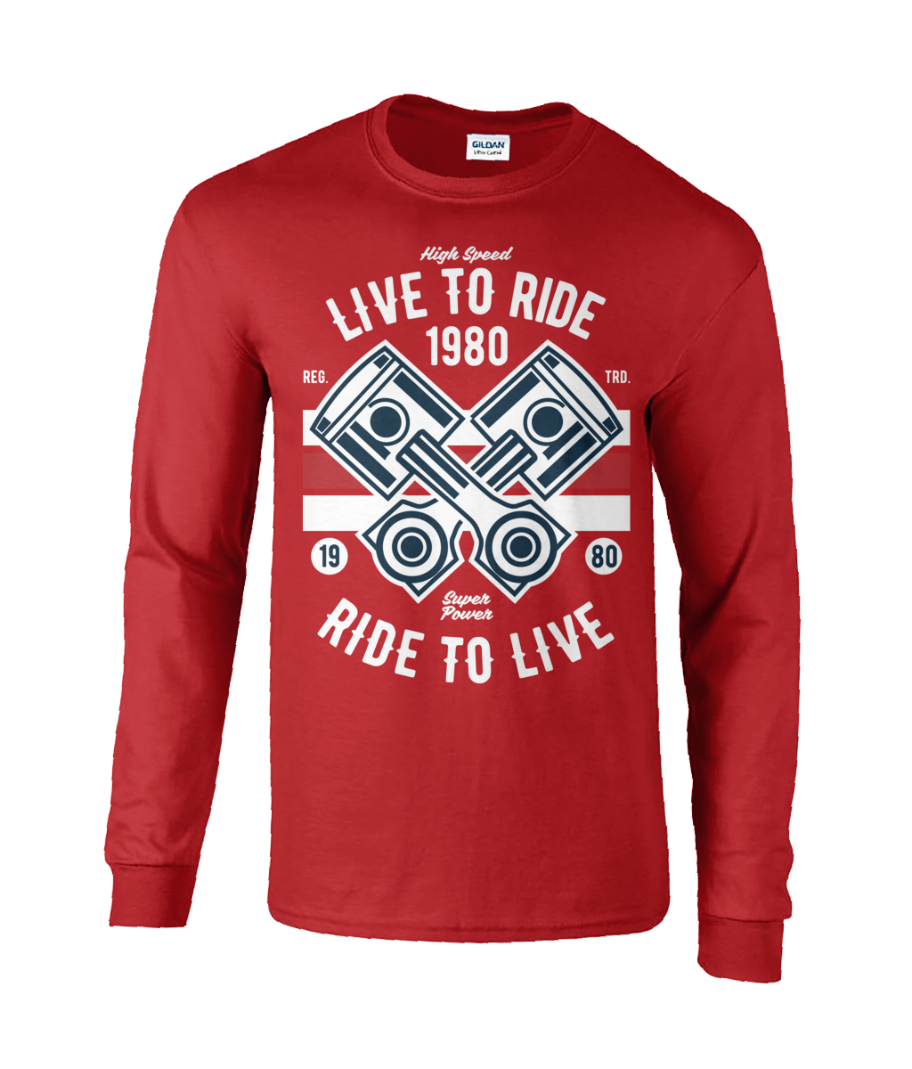 Live To Ride 1980 – Ultra Cotton Long Sleeve T-shirt