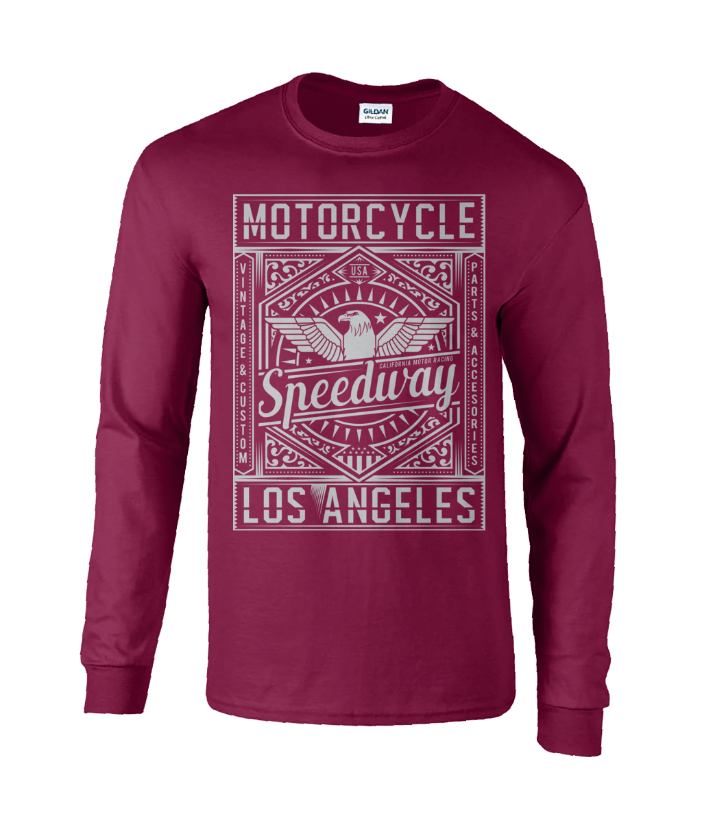 Motorcycle Speedway – Ultra Cotton Long Sleeve T-shirt