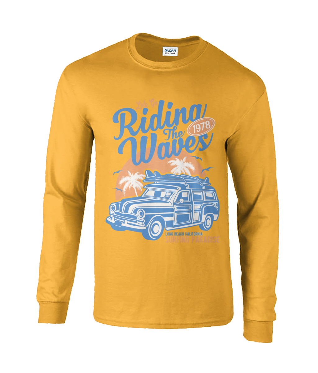 Riding The Waves – Ultra Cotton Long Sleeve T-shirt