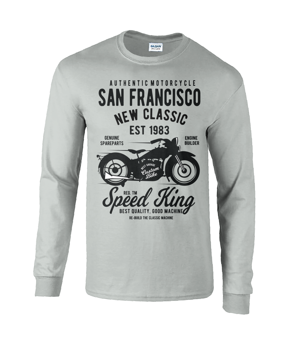 San Francisco Motorcycle – Ultra Cotton Long Sleeve T-shirt