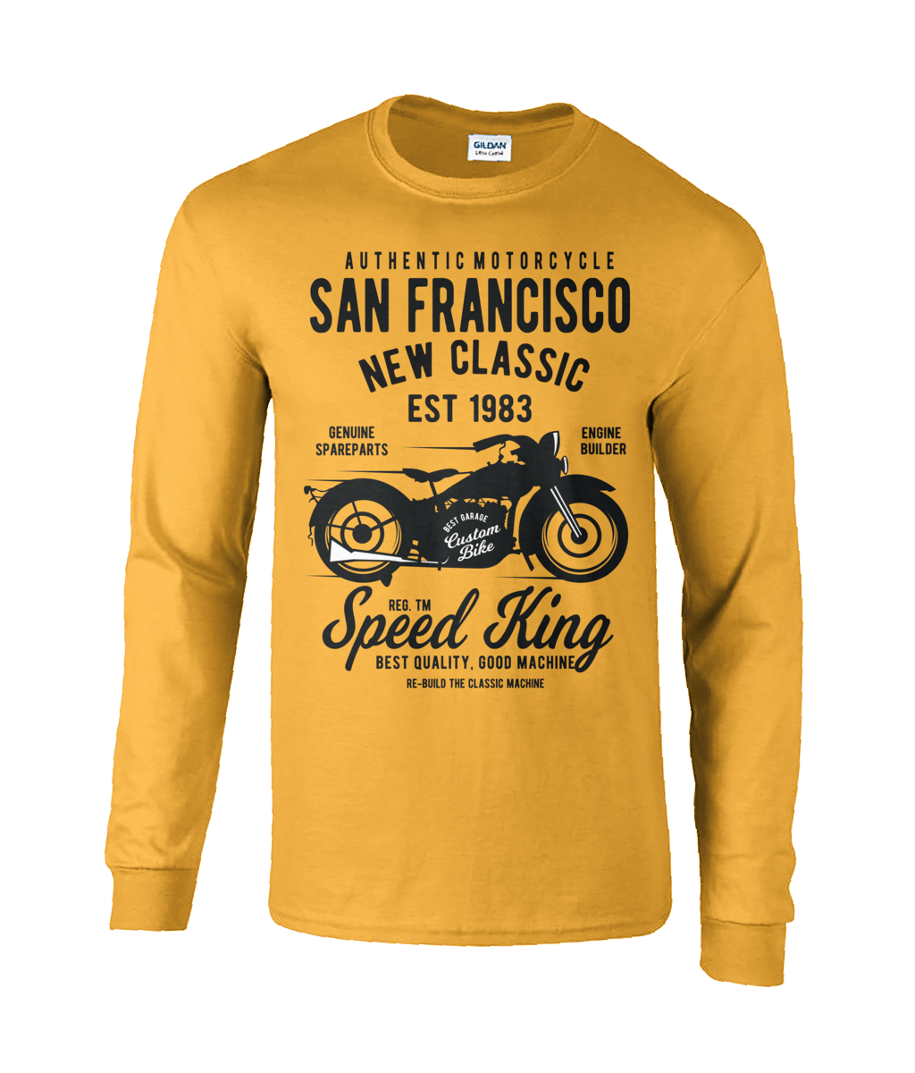 San Francisco Motorcycle – Ultra Cotton Long Sleeve T-shirt