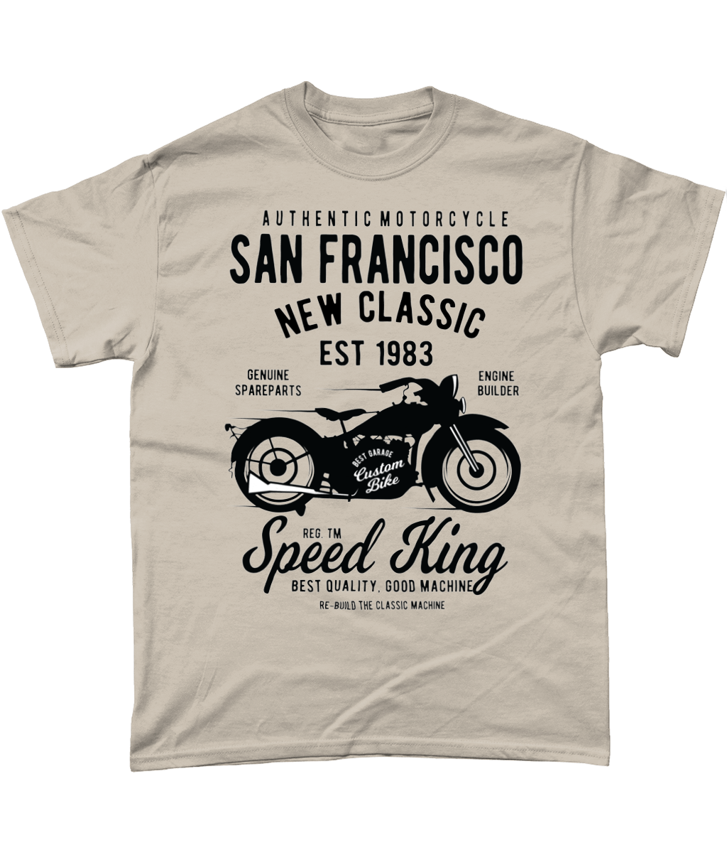 San Francisco Motorcycle –  Heavy Cotton T-shirt