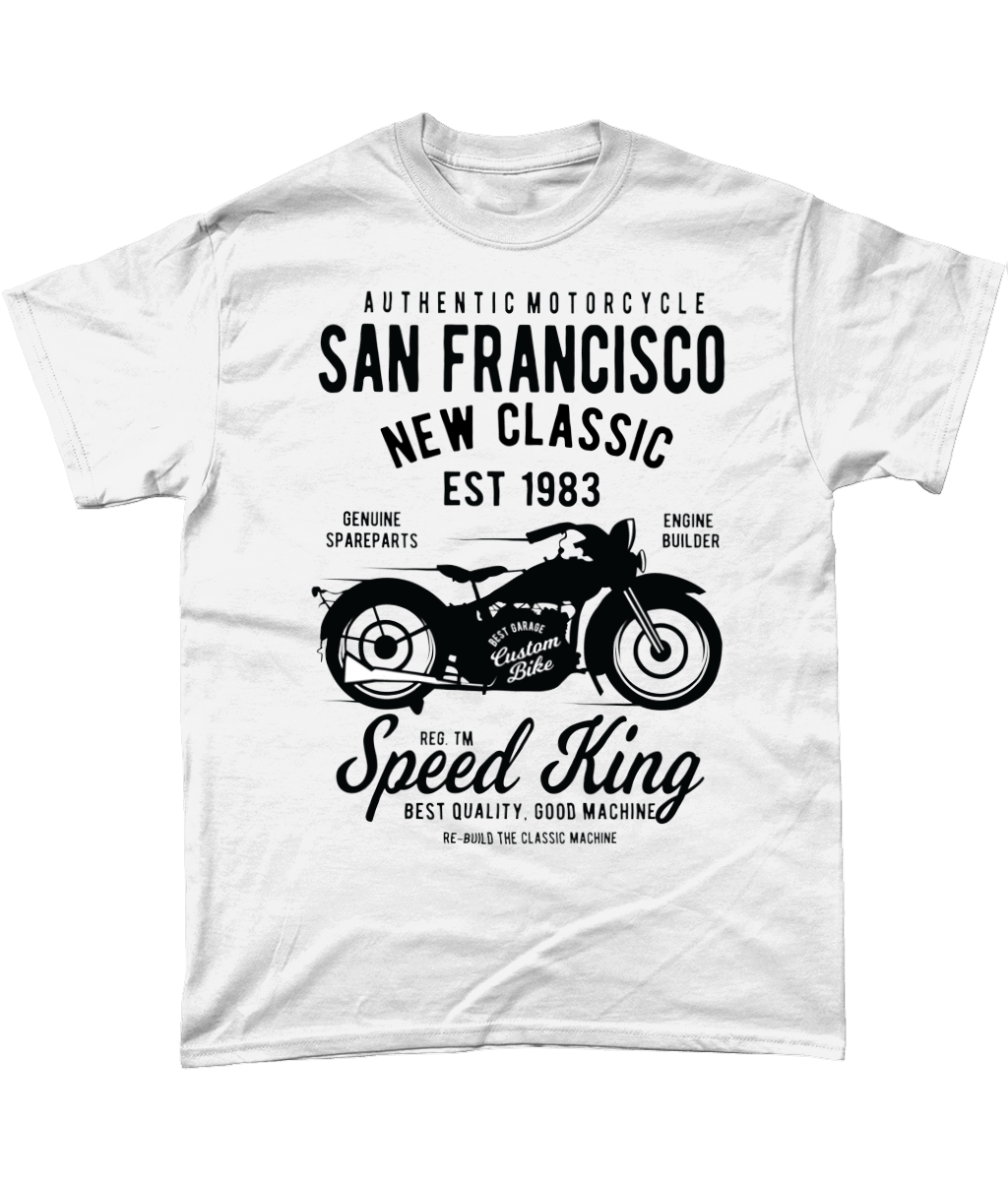San Francisco Motorcycle –  Heavy Cotton T-shirt
